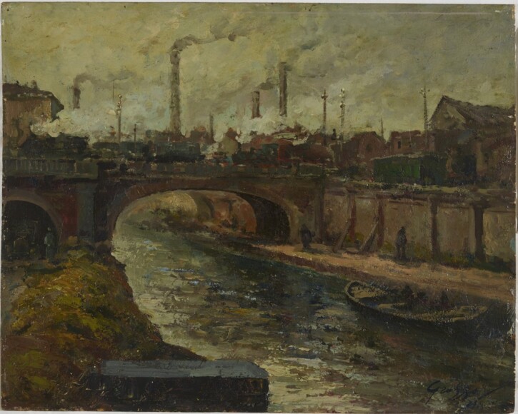 Grossi, Giannino , Milano Corsico , 1929, olio su tavola , VAF 2461, Roverto, Mart