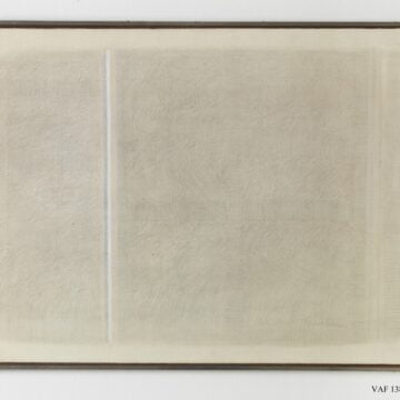 Guarneri, Riccardo , superficie grafica con due verticali no. 46, 1963, tecnica mista su tela, VAF 1380, Roverto, Mart