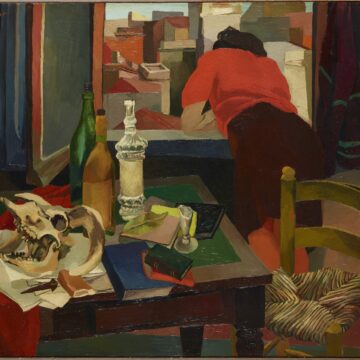 Guttuso, Renato , Donna alla finestra, 1942, olio su tela, VAF 796, Roverto, Mart