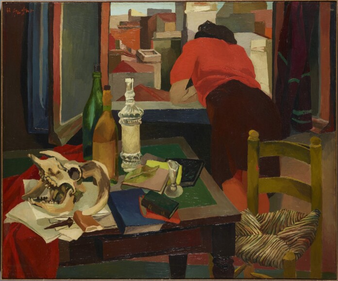 Guttuso, Renato , Donna alla finestra, 1942, olio su tela, VAF 796, Roverto, Mart