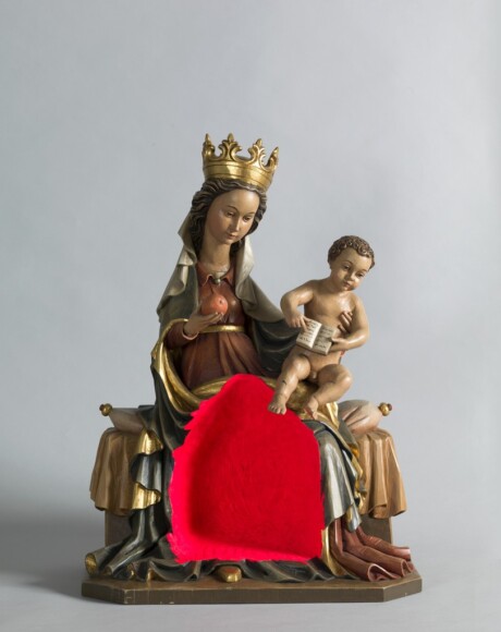 Kostner, Hubert , Bildstoeckl (Madonna) , 2014, legno dipinto , VAF 2289, Roverto, Mart
