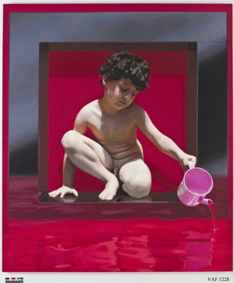 La Rocca, Davide , versatore , 2005, olio su tela , VAF 1228 , Roverto, Mart