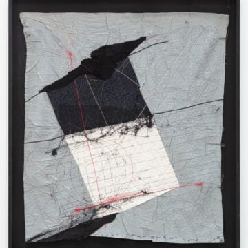 Lai, Maria , s.t., 1987, filo su tela, VAF 2290, Roverto, Mart