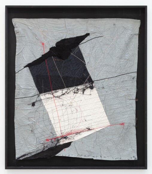 Lai, Maria , s.t., 1987, filo su tela, VAF 2290, Roverto, Mart