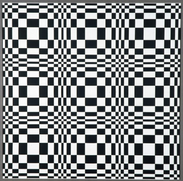 Landi, Edoardo , strutturazione ortogonale, 1962/63, Karton, VAF 804, Rov. A 0 sotto