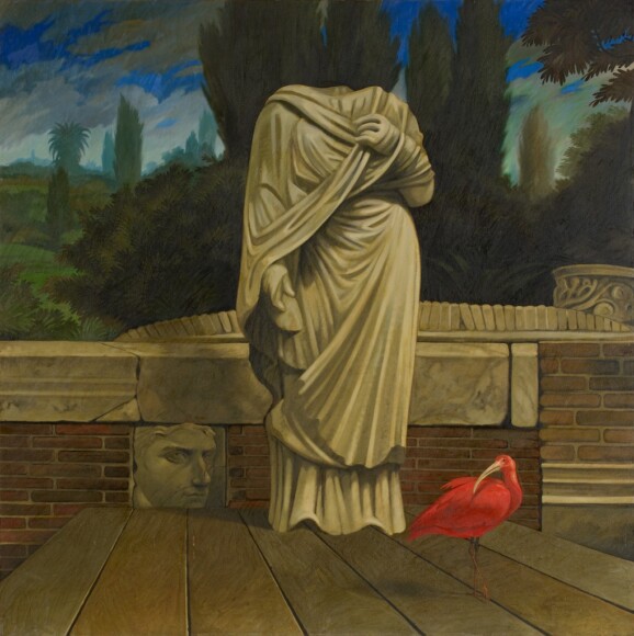 Livadiotti, Massimo , la grande madre, 1985, olio su tela, VAF 2362 , Rovereto, Magazzino VAF