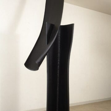 Lorenzetti, Carlo , l'angelo ribelle, 1994/95, bearbeitetes Eisen und Aluminium, VAF 805, Roverto, Mart
