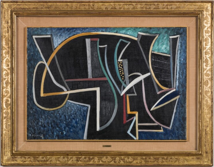 Magnelli, Alberto , Illusion, 1937, olio su tela, VAF 807, Roverto, Mart