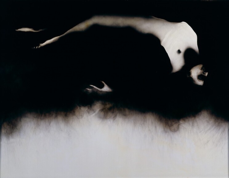 Manfredini, Giovanni , tentativo di esistenza III, 2004, Mischtechnik auf Holztafel, VAF 1196, Rovereto, Magazzino VAF