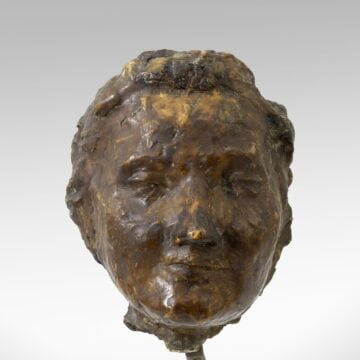 Manzù, Giacomo , viso di donna (ritratto della prima moglie Antonia (Tina) Oreni, 1945, Cera, VAF 2363, Roverto, Mart