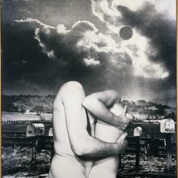 Mariani, Elio , prima dell'uragano , 1970, emulsione su tela - unico esemplare, VAF 1504, Rov. B 4 sopr