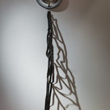 Martelli, Plinio , la palla, 1986, ferro, cromo , VAF 1859, Roverto, Mart