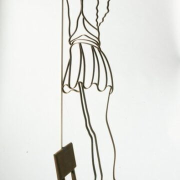 Martelli, Plinio , la sedia, 1985, ferro, VAF 1858, Rovereto, Magazzino VAF