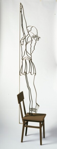 Martelli, Plinio , la sedia, 1985, ferro, VAF 1858, Rovereto, Magazzino VAF