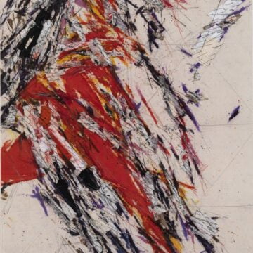 Martini, Sandro , "Quantità" Tiruruca, 2007, tecnica mista su doppia tela, VAF 1683, Rovereto, Magazzino VAF