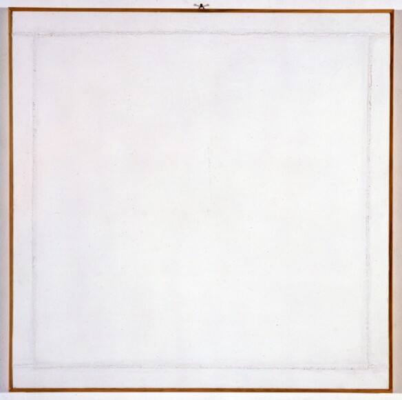 Masi, Paolo , Senza titolo, 1973, filo incollato e tempera su tela, VAF 1105, Roverto, Mart