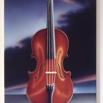 Mazzoni, Antonella , gli strumenti per la vita: viola e eccezioni, 1999, Acryl auf Leinwand, VAF 921, Roverto, Mart