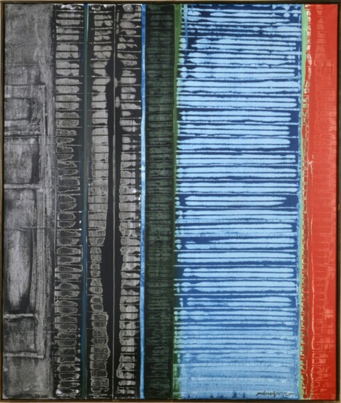 Meneguzzo, Franco , febbraio 63, 1962, olio su tela , VAF 1180, Roverto, Mart