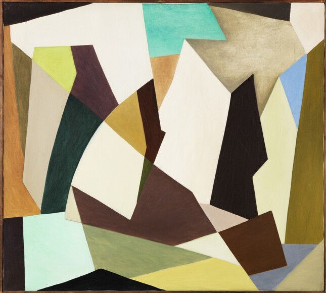 Meneguzzo, Franco , la valle, 1953, olio su tela, VAF 1175, Roverto, Mart