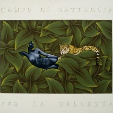 Mercurio Salvatore Lo Grasso , Campo di battaglia per la bellezza, 2000, Acrilico su legno, VAF 1212, Roverto, Mart