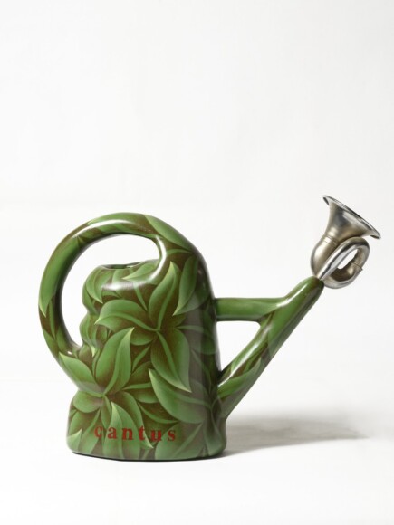 Mercurio Salvatore Lo Grasso , Cantus, 1998, acrilico, plastica, bende di gesso su oggetto, VAF 2481, Rovereto, Magazzino VAF