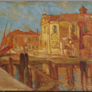 Moggioli, Umberto , Chioggia, 1912/14, olio su tela, VAF 2427, Roverto, Mart
