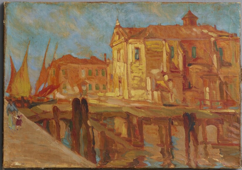 Moggioli, Umberto , Chioggia, 1912/14, olio su tela, VAF 2427, Roverto, Mart