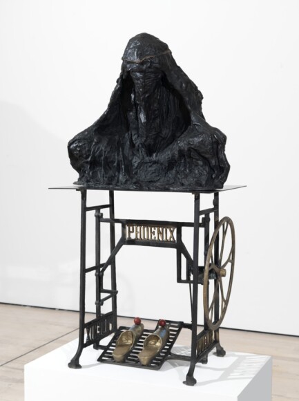 Mondino, Aldo , Araba Phoenix, 1989, Bronze, Eisen es. 7/8, VAF 1444, Roverto, Mart