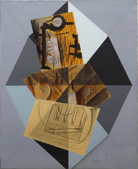 Mondino, Aldo , sonate, 1977, acrilico su tela, VAF 1775, Roverto, Mart