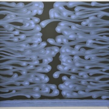 Montani, Matteo , controcanto, 2008, olio su carta abrasiva su tela, VAF 1679, Rovereto, Magazzino VAF