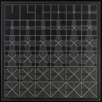 Morandini, Marcello , 226/76, 1976, Bildtafel, lackiertes Holz, VAF 1394, Roverto, Mart