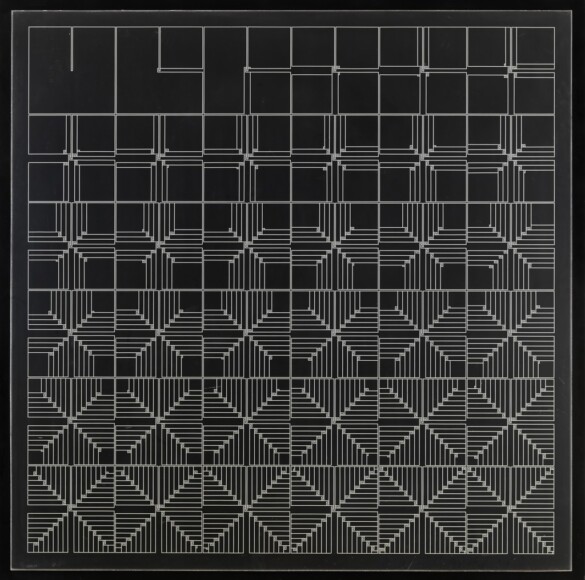 Morandini, Marcello , 226/76, 1976, Bildtafel, lackiertes Holz, VAF 1394, Roverto, Mart