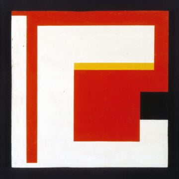 Munari, Bruno , Negativo, positivo, 1951, Öl auf Tafel, VAF 827, Roverto, Mart