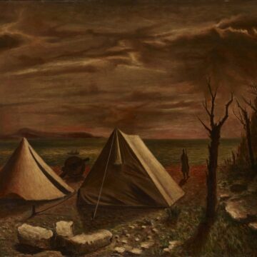 Nathan, Arturo , Attendamento, 1936, olio e tempera su tavola, VAF 2151, Roverto, Mart