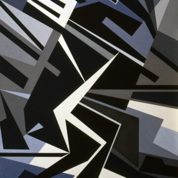 Nativi, Gualtiero , Elementi di lotta, 1953, Tempera auf Leinwand, VAF 424, Roverto, Mart