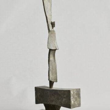 Negri, Mario , qualcuni ci viene incontro, 1959, bronzo, VAF 2430, Roverto, Mart