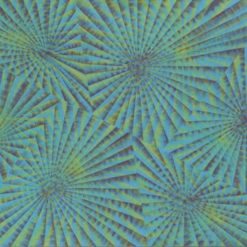 Nigro, Mario , Vibrazioni simultanee, 1962, tempera su carta, intelato su tela, VAF 428, Roverto, Mart