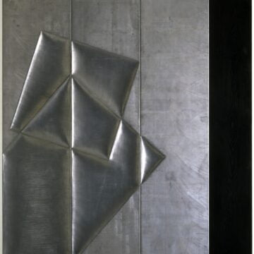 Nunzio , o.T., 2002, Blei, Holz gebrannt, VAF 836, Roverto, Mart