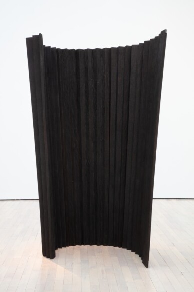 Nunzio , assenza / Abwesenheit, 2002, Holz gebrannt, VAF 929, Roverto, Mart