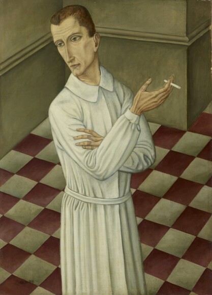 Oppi, Ubaldo , Il chirurgo, 1919, olio su cartone, VAF 2150, Roverto, Mart