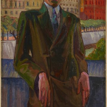 Oppo, Cipriano Efisio , B. 1913 (Ritratto di Rosso di San Secondo), 1913, olio su tela, VAF 2424, Roverto, Mart