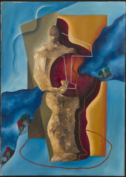 Oriani, Pippo , Spiritualità aerea, 1931 ca., olio su tela, VAF 1978, Roverto, Mart