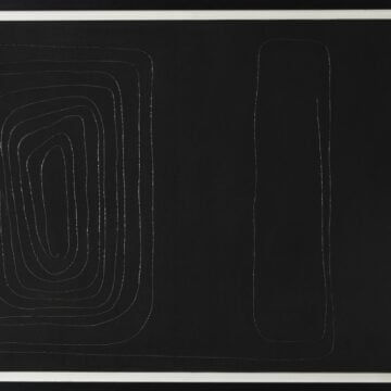 Pace, Achille , Itinerario 136, 1963, tempera e filo su tela, VAF 1878, Roverto, Mart