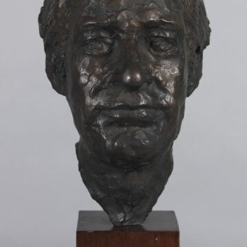 Paganin, Giovanni , Franco Russoli, 1974, bronzo - pezzo unico , VAF 2301, Roverto, Mart