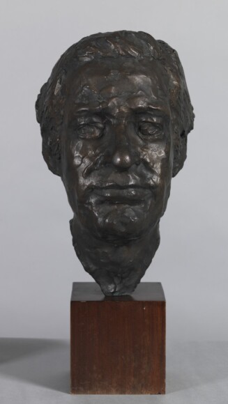 Paganin, Giovanni , Franco Russoli, 1974, bronzo - pezzo unico , VAF 2301, Roverto, Mart