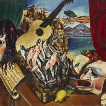 Paladini, Vinicio , Natura morta napoletana, 1931, olio su tela, VAF 2172, Roverto, Mart