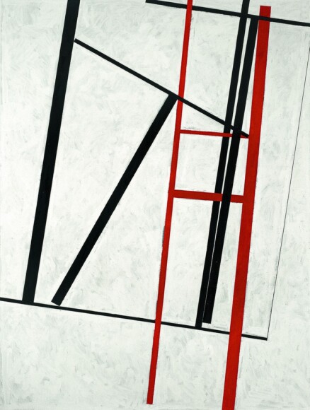 Pardi, Gianfranco , Diagonale, 1984, Acryl auf Leinwand , VAF 432, Roverto, Mart