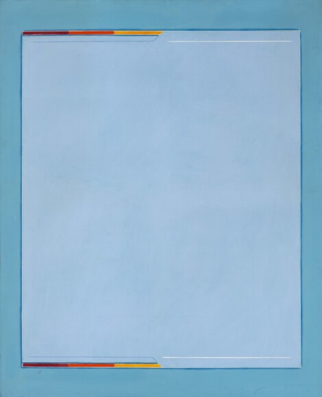 Parzini, Luigi , per linee interne, 1967, olio su tela, VAF 2383, Rov. C 4