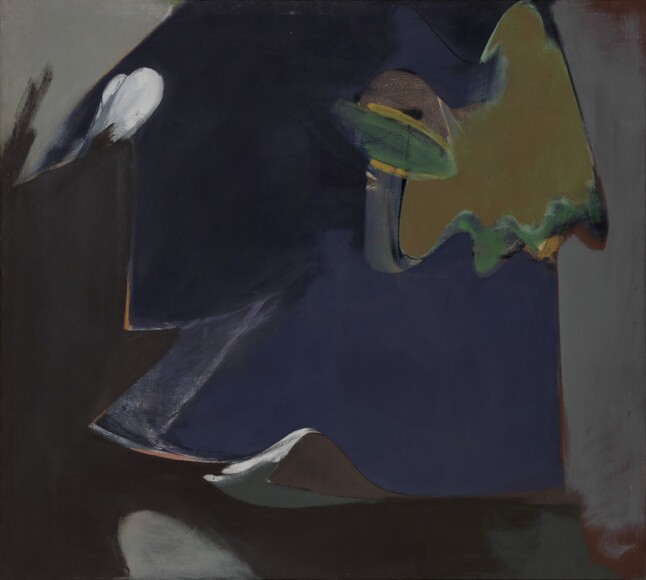 Parzini, Luigi , Sipario Animato, 1964, olio su tela, VAF 2384, Rov. C 4