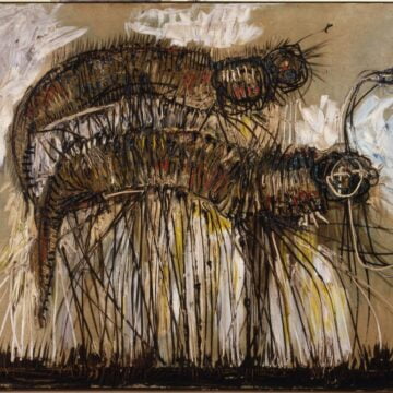 Peverelli, Cesare , insetti, 1954, olio su tela, VAF 1207, Roverto, Mart